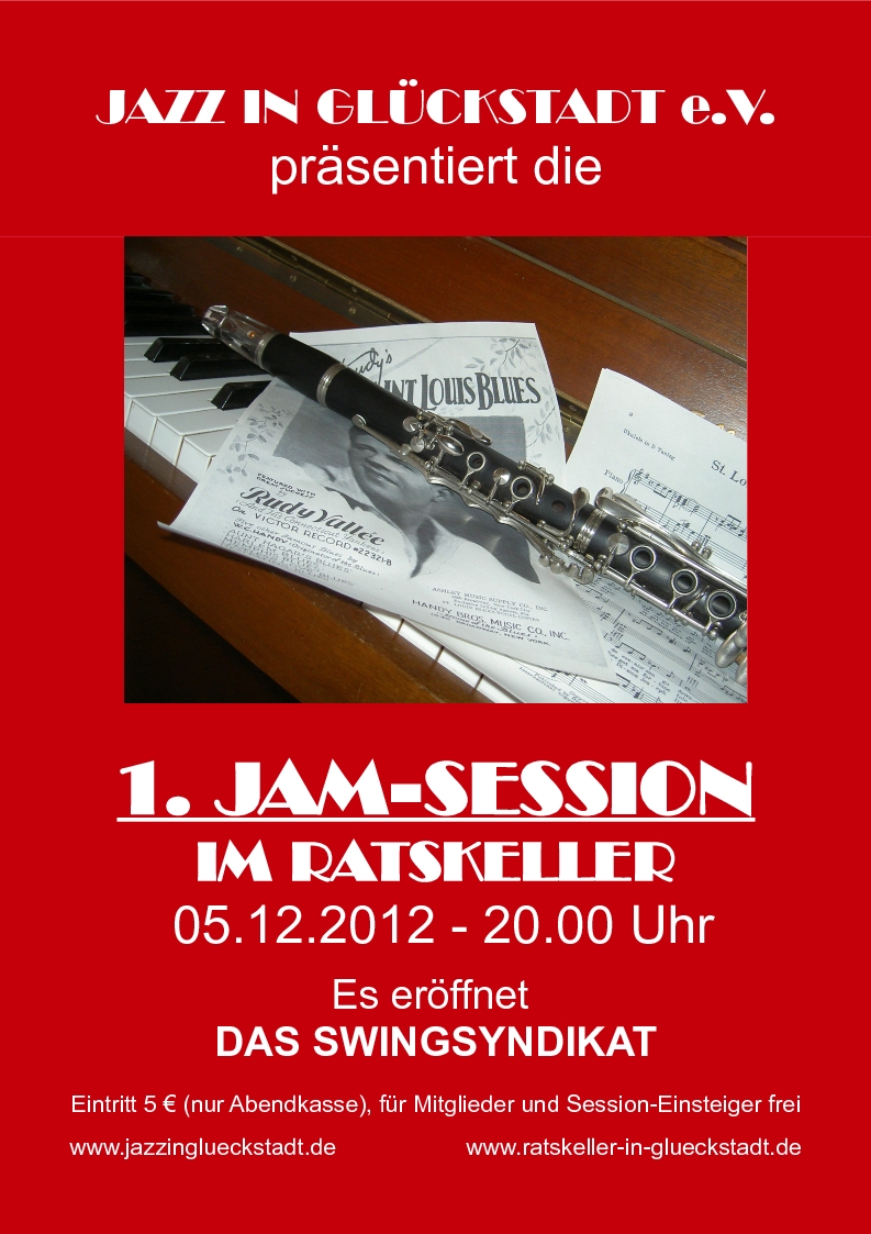 Plakat 05.12.2012 Jam Session  jazzinhamburg